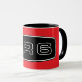 TR6-Logo Tasse (VorderseiteRechts)