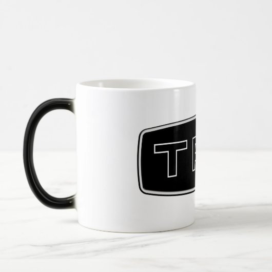TR6-Logo-Tasse Verwandlungstasse (Links)