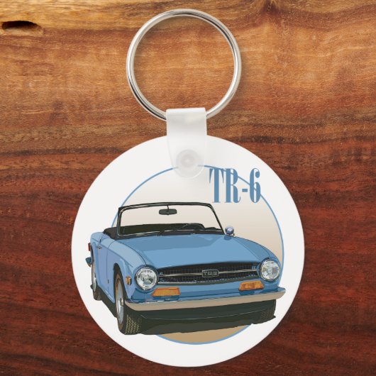 TR6 SCHLÜSSELANHÄNGER (Vorderseite)