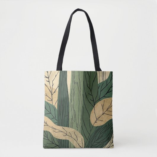 TR_004 Boho-Bäume Tasche (Vorderseite)