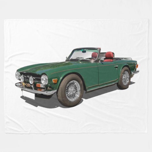 TR-4 SPORTSCAR FLEECEDECKE (Vorderseite (Horizontal))