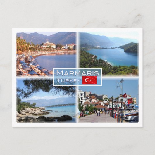 TR Marmaris - Icmeler beach - Oludeniz Blue Lagoon Postkarte (Vorderseite)