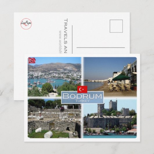 TR Türkei - Bodrum - Postkarte (Vorne/Hinten)