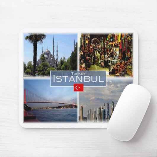 TR Türkei - Istanbul - Sultan Ahmed Moschee - Mousepad (Mit Mouse)