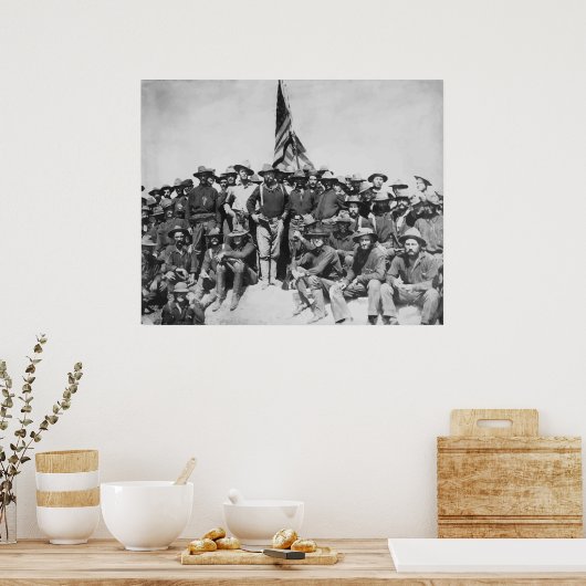 TR und die Rough Riders Poster (Küche)