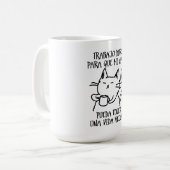 Trabajo duro kaffeetasse (Vorderseite Links)