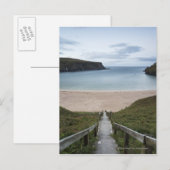 Trabane oder Silberstreifen in der Nähe von Malin Postkarte (Vorne/Hinten)