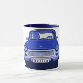 Trabant-Auto im Blau, Berlin Tasse (Zentrum)