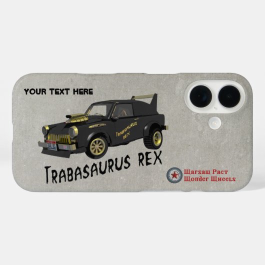 Trabant Car Case-Mate iPhone Hülle (Rückseite (Horizontal))