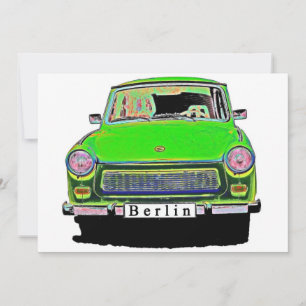 Trabant Car in Green, Berlin