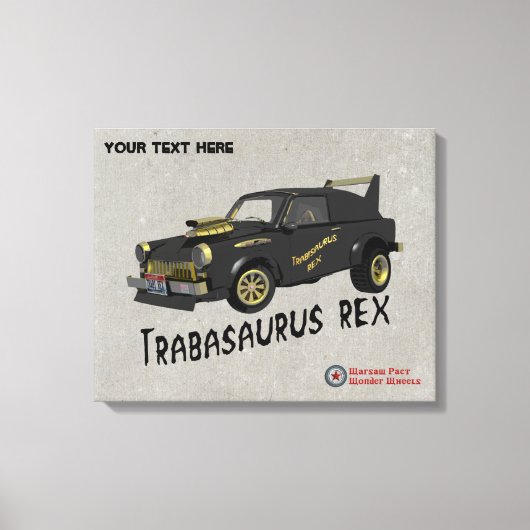 Trabant Car Leinwanddruck (Vorderseite)