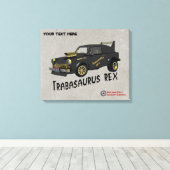 Trabant Car Leinwanddruck (Insitu (Holzboden))