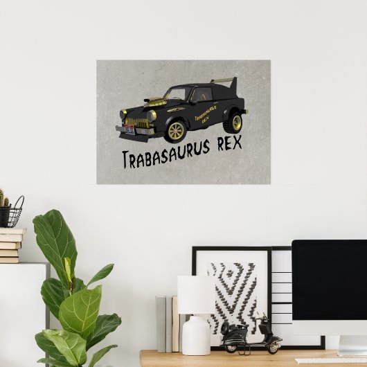 Trabant Car Poster (Heimbüro)