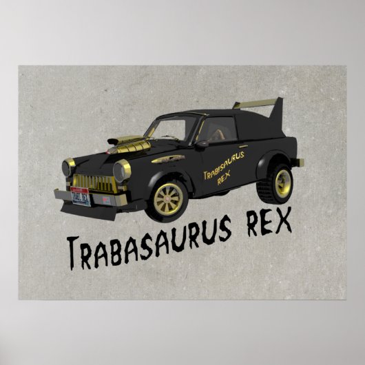 Trabant Car Poster (Vorne)