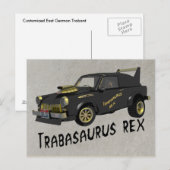 Trabant Car Postkarte (Vorne/Hinten)