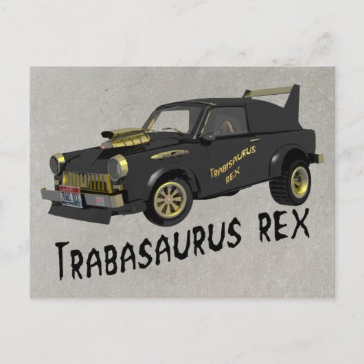 Trabant Car Postkarte (Vorderseite)