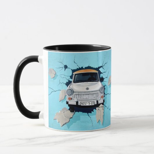 Trabant German Paper Jaguar Wall Berlin Car Man Tasse (Links)