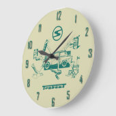 Trabant Oldtimer Große Wanduhr (Winkel)