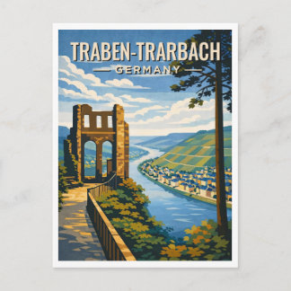 Traben-Trarbach Deutschland Vintage-Reisepostkarte Postkarte