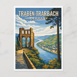 Traben-Trarbach Germany Vintage Travel Postcard Postkarte