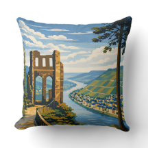 Traben-Trarbach Szenische Vintage-Kunst