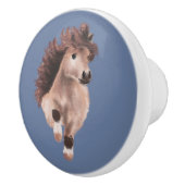 Trabender Pony  Keramikknauf (Rechts)