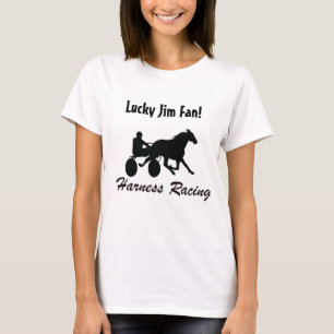 Trabrennen-glücklicher Jim-Fan! T-Shirt