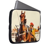 Trabrennen Laptopschutzhülle (Vorne Rechts)