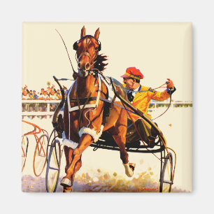 Trabrennen Magnet