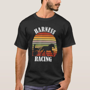 Trabrennen Reitkunst Pferderennen Vintage Rennen T-Shirt