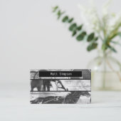 Trabrennen-Schmutz Visitenkarte (Stehend Vorderseite)