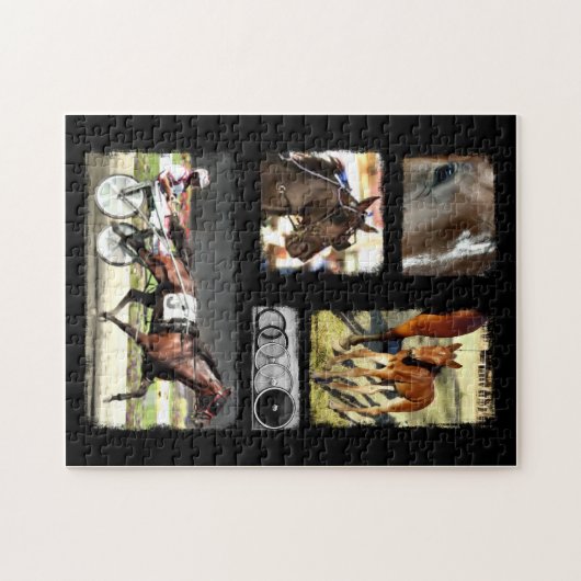 Trabrennen-Sport Puzzle (Horizontal)