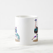 Trabrennen-Strauß Kaffeetasse (Mittel)