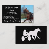 Trabrennen-Trainer-Visitenkarten Visitenkarte (Vorne/Hinten)