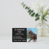 Trabrennen-Trainer-Visitenkarten Visitenkarte (Stehend Vorderseite)