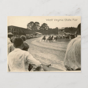 Trabrennen, West Virginia State Fair Postkarte