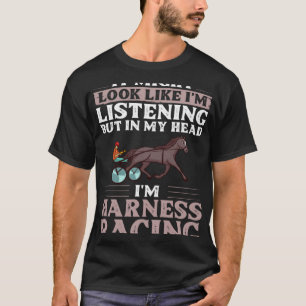 Trabrennpferd Rennbahn Traber Trab Pferd T-Shirt