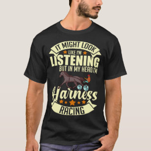 Trabrennpferd Rennbahn Traber Trab Pferd T-Shirt