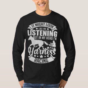 Trabrennpferd Rennbahn Traber Trabpferd T-Shirt
