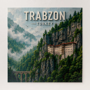Trabzon Türkei Schwarzmeer-Malerisches Bergreisezi Puzzle