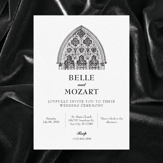 Tracery gothic einladung