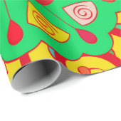 Tracery nahtloses Muster. Design von Mehndi. Ethni Geschenkpapier (Rolleneckpunkt)