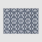 Traceryentwurf Waren der Osmane türkischer blauer Seidenpapier (Vorderseite)