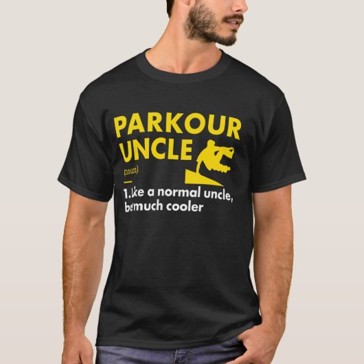 Traceur Onkel Definition Parkour T-Shirt (Vorderseite)