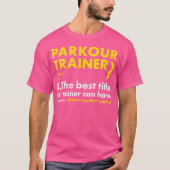 Traceur Trainer Definition Parkour T-Shirt (Vorderseite)