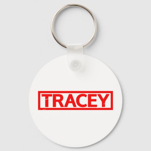 Tracey Briefmarke Schlüsselanhänger (Vorderseite)