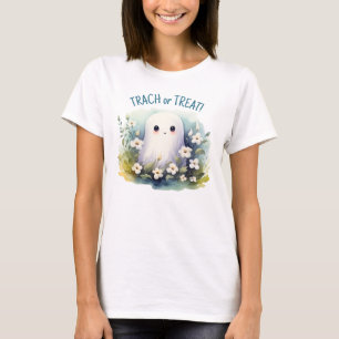 Trach oder Treat Halloween Atemtherapie T-Shirt