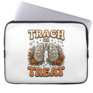 Tracheostomie Halloween-Nurse-Süßes-oder-Saures-De Laptopschutzhülle