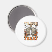 Tracheostomie Halloween-Nurse-Süßes-oder-Saures-De Magnet (Vorderseite/Rückseite)