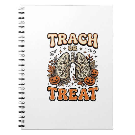Tracheostomie Halloween-Nurse-Süßes-oder-Saures-De Notizblock (Vorderseite)